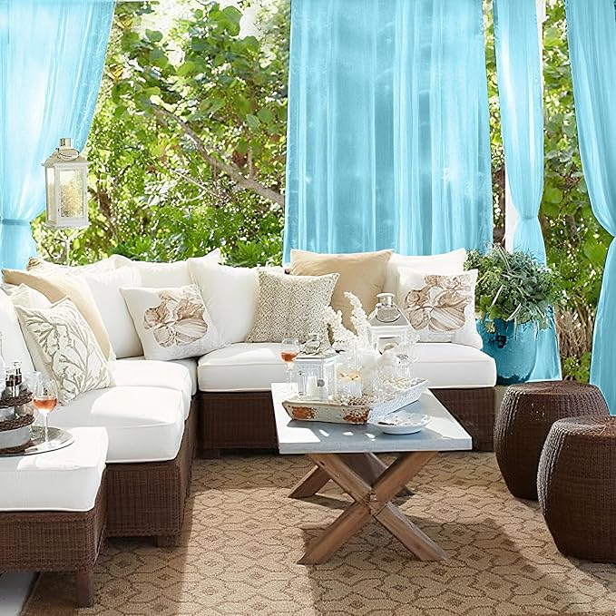 RYB HOME Waterproof Outdoor Curtains - Image 4