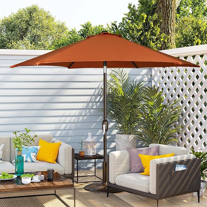 Blissun 7.5 ft Patio Umbrella, Yard Umbrella, Outdoor Market Umbrella - Image 6