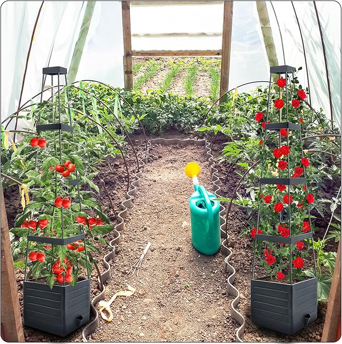 MQFORU Raised Garden Bed, Tomato Cages - Image 8