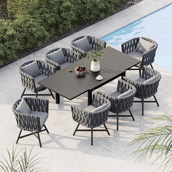Grand patio 9-Piece Outdoor Dining Set by GrandPatio