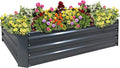 Sunnydaze 11.75" H Raised Metal Garden Bed by SunnydazeDecor
