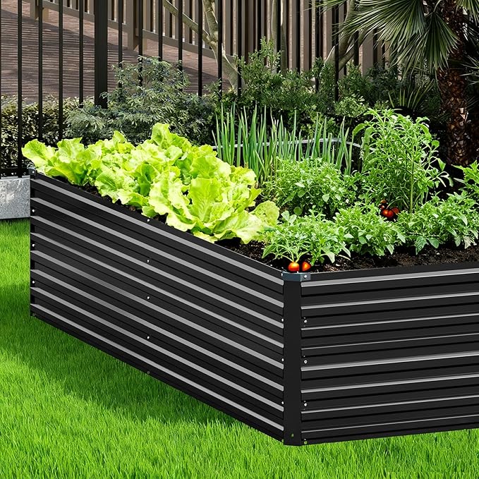 Vengarus 8x4x2FT Galvanized Raised Garden Bed Kit, Large Rectangle Elevated - Image 5