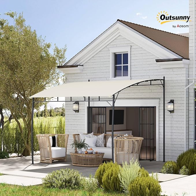 Outsunny 10' x 10' Outdoor Pergola Gazebo - Image 2