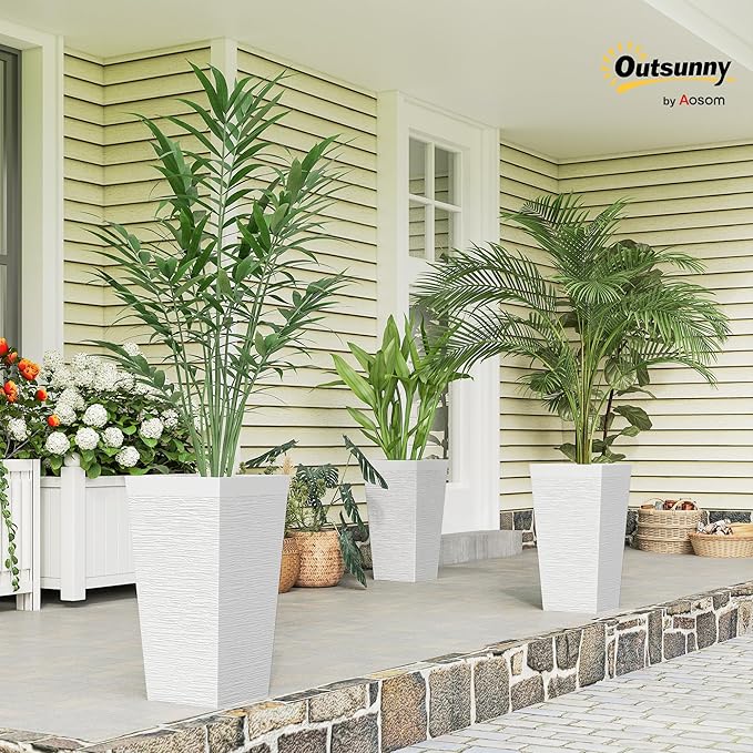 Outsunny 22.8 Inch Tall Planters - Image 2