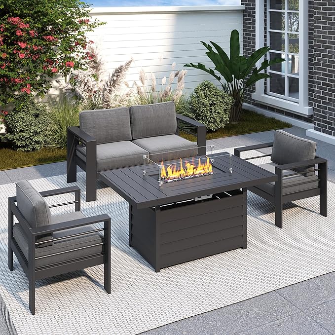 Solaste Aluminum Patio Furniture Set by Solaste