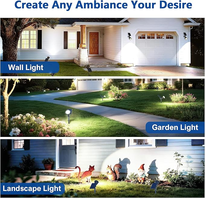 Solar Lights Outdoor Waterproof IP65, 6500K Super Bright LED, 2 Lighting Modes - Image 8