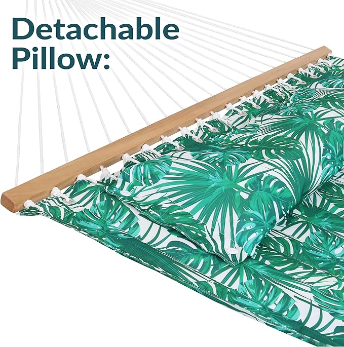 Sunnydaze Quilted Outdoor Hammock - Image 7