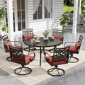 Sophia and William Swivel Patio Dining Set by SophiaWilliam