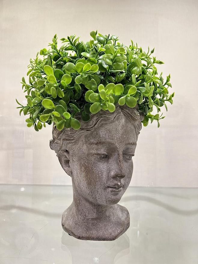 Abbott Collection Aphrodite Head Planter – Extra Small Indoor and Outdoor - Image 6