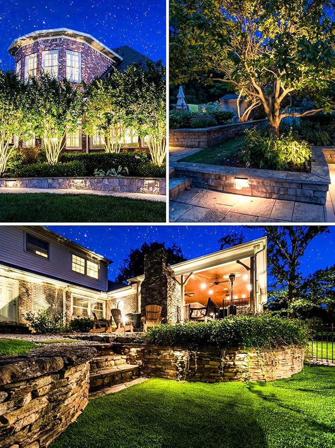 5W Retaining Wall Lights, 7 inch LED Hardscape Lighting, Waterproof Low Voltage - Image 5