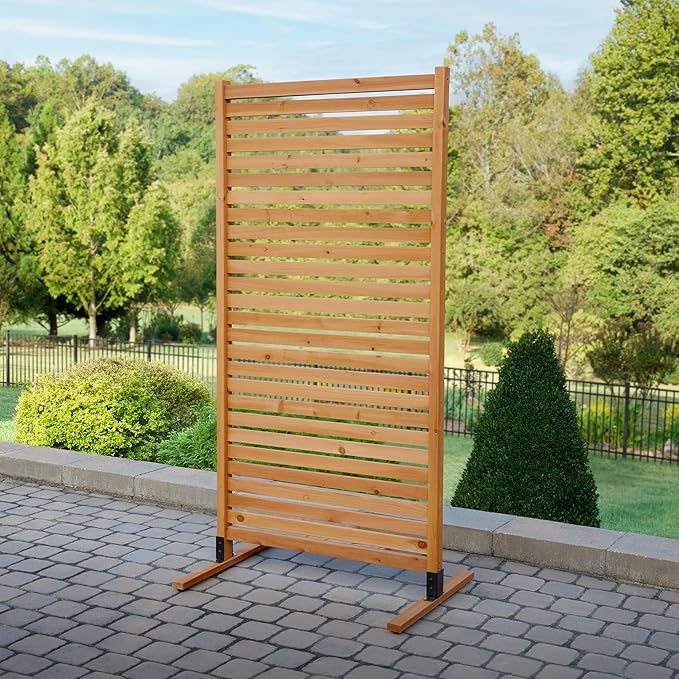 6.1ft H x 3ft W Freestanding or Surface Mounted Enclo Tiaga Privacy Screen by Enclo