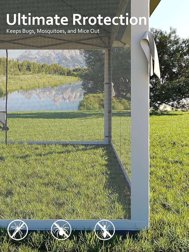 13 X 13FT Pop Up Gazebo, Canopy Tent, Gazebos on Clearance, Patio Folding Canopy - Image 6