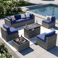 Aoxun Patio Furniture Sets, 8-Piece Outdoor Patio Furniture by Aoxun
