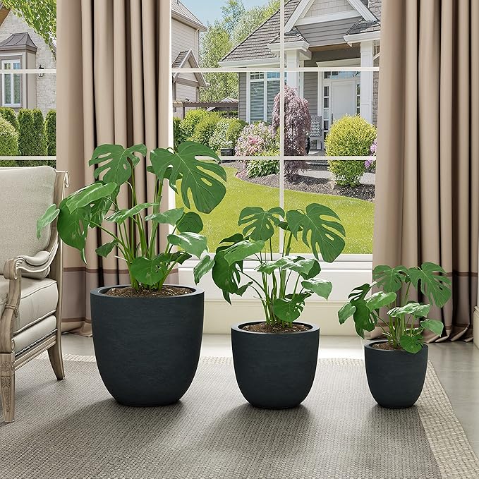 Kante 18", Outdoor Indoor Large Planter Pots - Image 2