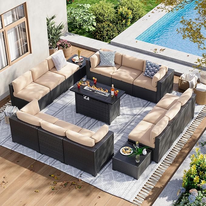 Aoxun 15 Piece Patio Furniture Set by Aoxun