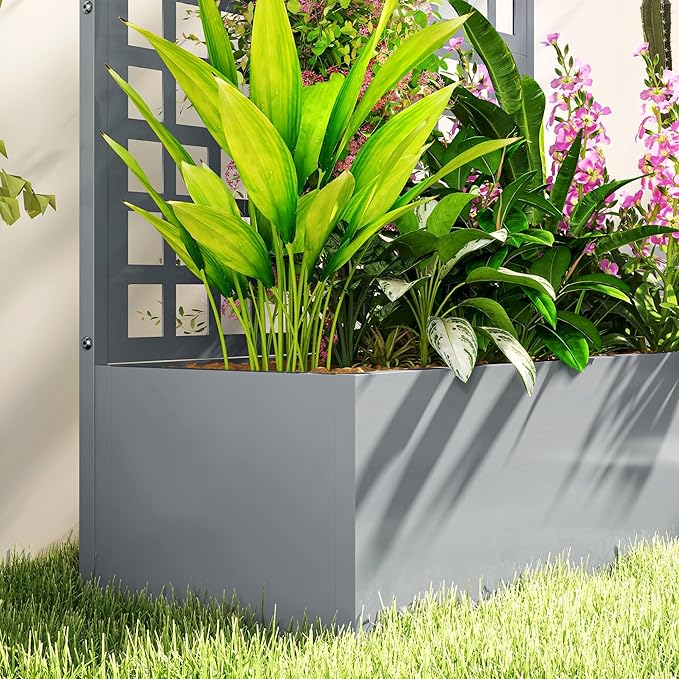 Outsunny Galvanized Raised Garden Bed - Image 9