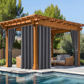 NICETOWN Fade Resistant Patio Curtains Outdoor Waterproof, Fade-Proof Curtains by NICETOWN