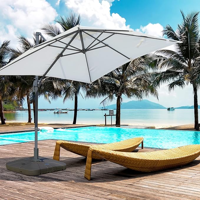 Outsunny Square Cantilever Patio Umbrella Base - Image 7