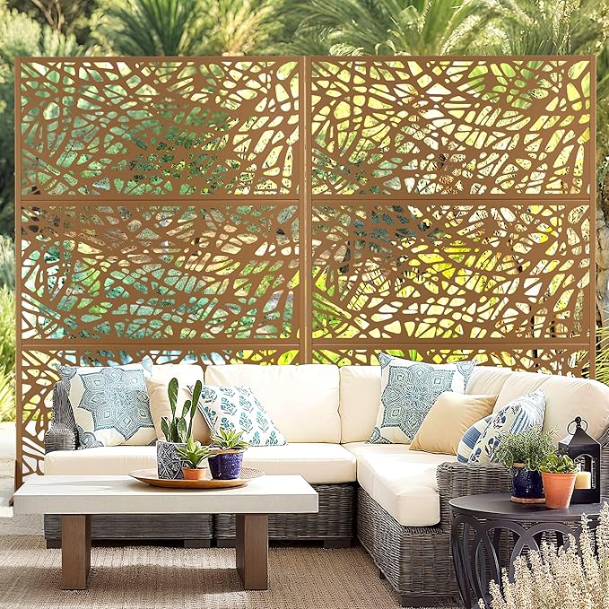 Outdoor Privacy Screen, Freestanding Privacy Fence Panels - Image 8