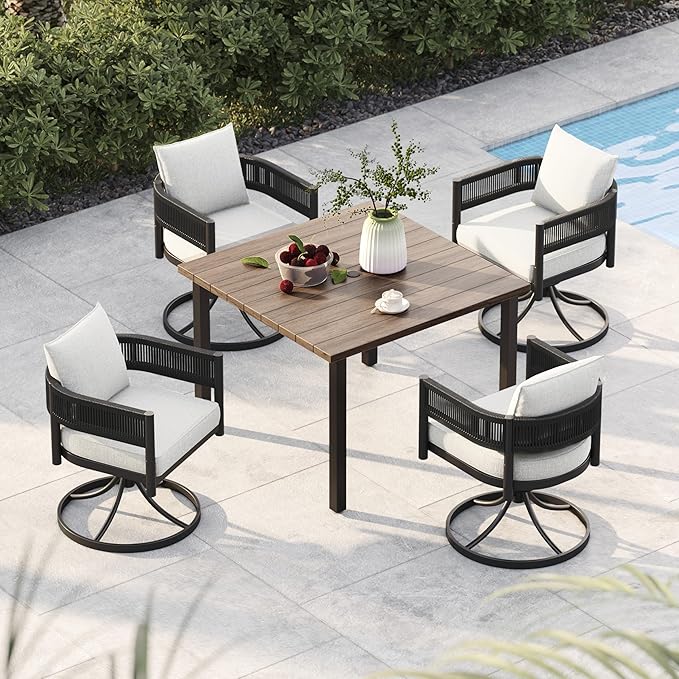 Grand patio 5-Piece Outdoor Dining Set by GrandPatio
