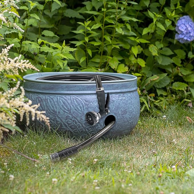 Good Directions 457 Key West Garden Hose Holder Pot, Large Capacity - Image 6