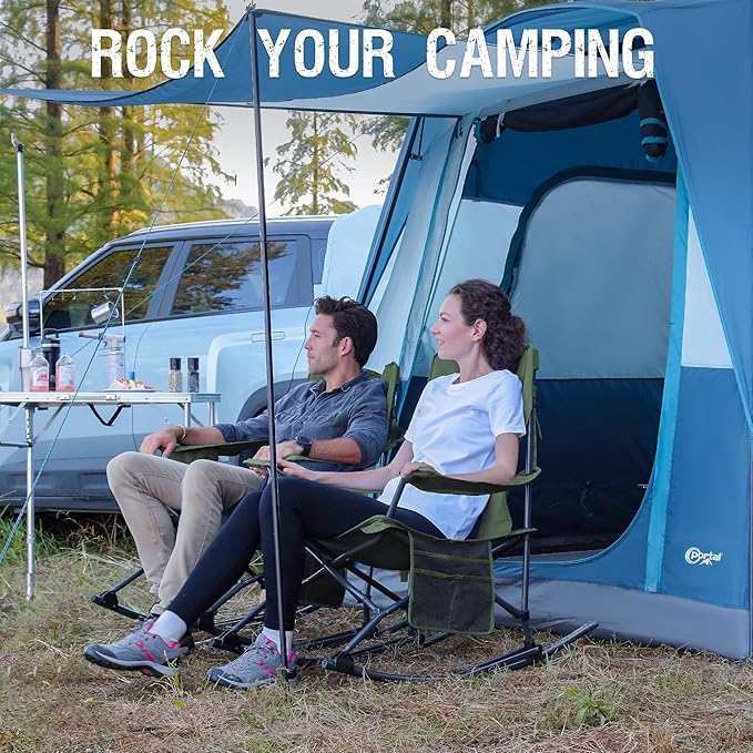 Portal Outdoor Rocking Chair Camping Folding Portable Rocker - Image 7