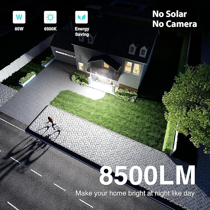 85W LED Security Lights Motion Sensor Light Outdoor, 8500LM Dusk to Dawn - Image 4
