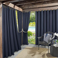 Sun Zero Marina Indoor/Outdoor UV Protectant Energy Efficient Grommet Curtain by SunZero%E2%84%A2