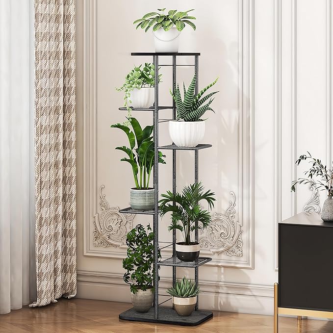 Simple Trending Plant Stand Shelf Indoor Outdoor Waterproof, 6-Tier 7 Potted - Image 2
