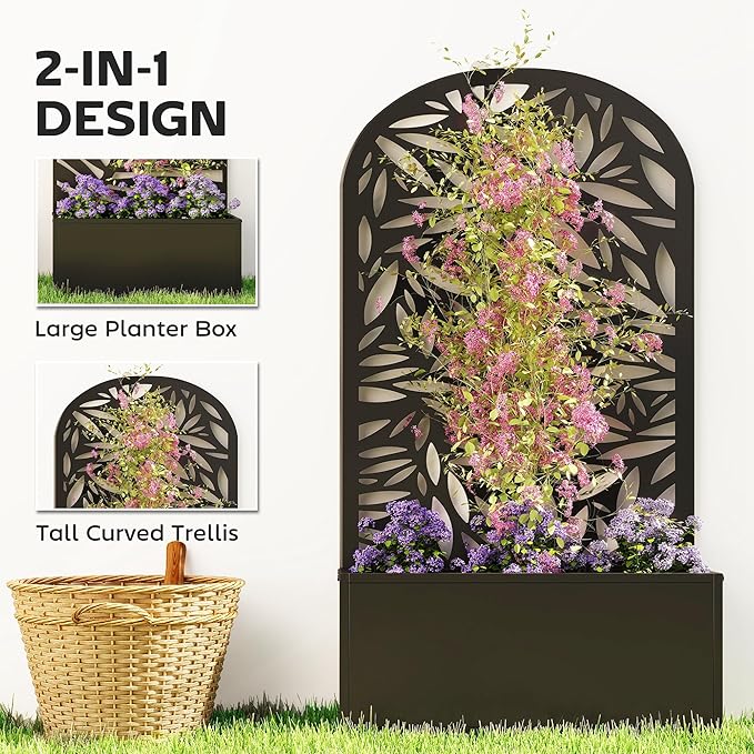 Outsunny Metal Raised Garden Bed - Image 3