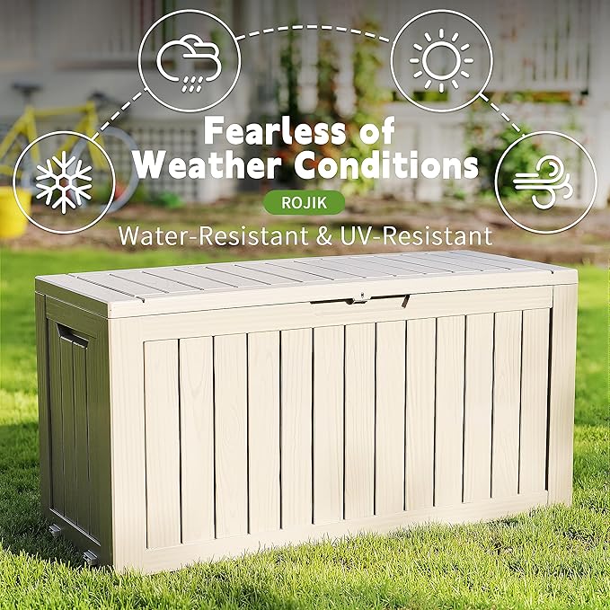 ROJIK Outdoor Storage Housing Deck Box - Image 6