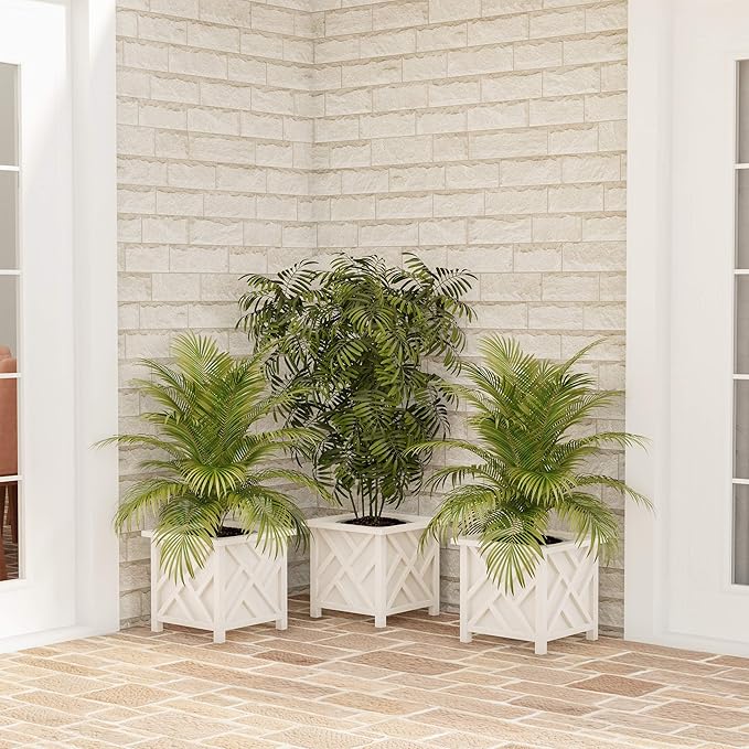 Lattice Design Outdoor Planter Box - Image 8