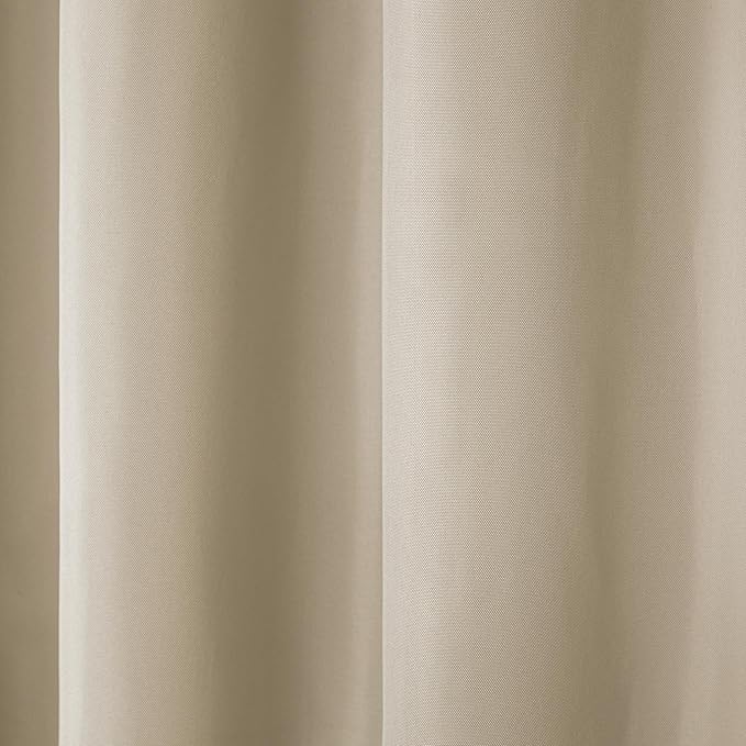 TOWN & COUNTRY BASICS Cabana Solid Heavyweight Indoor Outdoor Curtains - Image 5