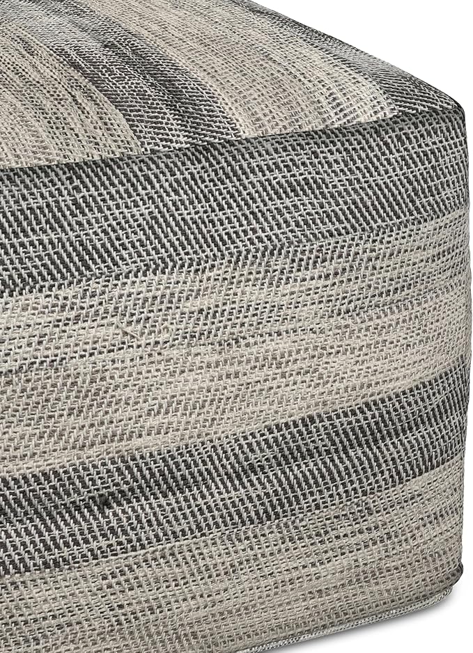 SIMPLIHOME Clay Square Pouf - Image 9