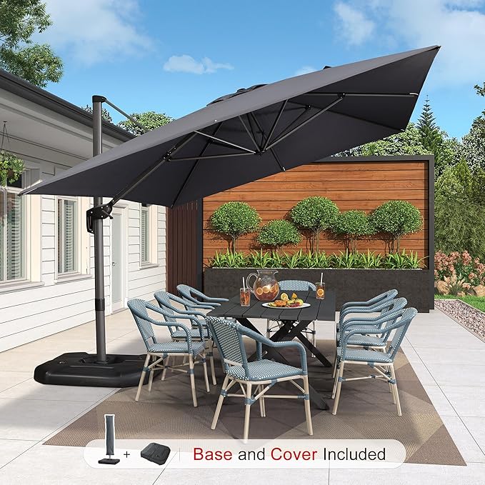 PURPLE LEAF 10'×13' Patio Umbrella - Image 2