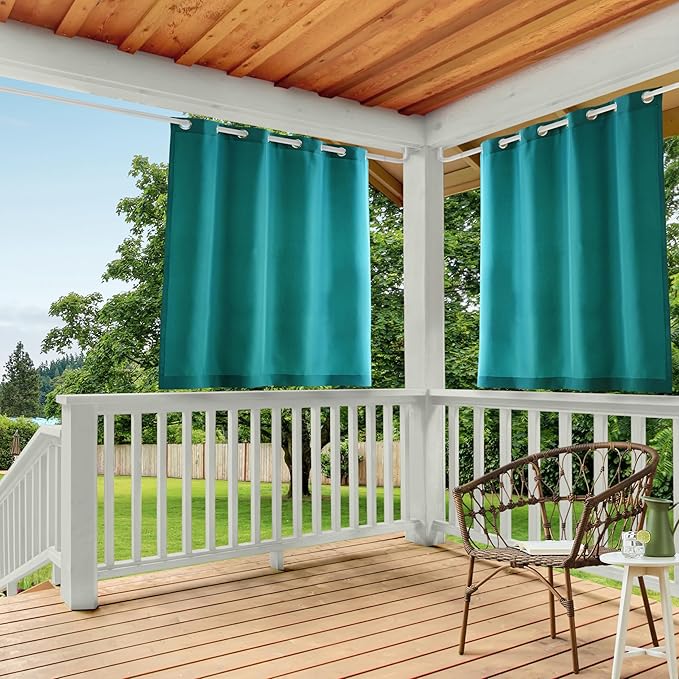 Town & Country Basics Cabana Solid Heavyweight Indoor Outdoor Curtains by TOWN+%26+COUNTRY+BASICS