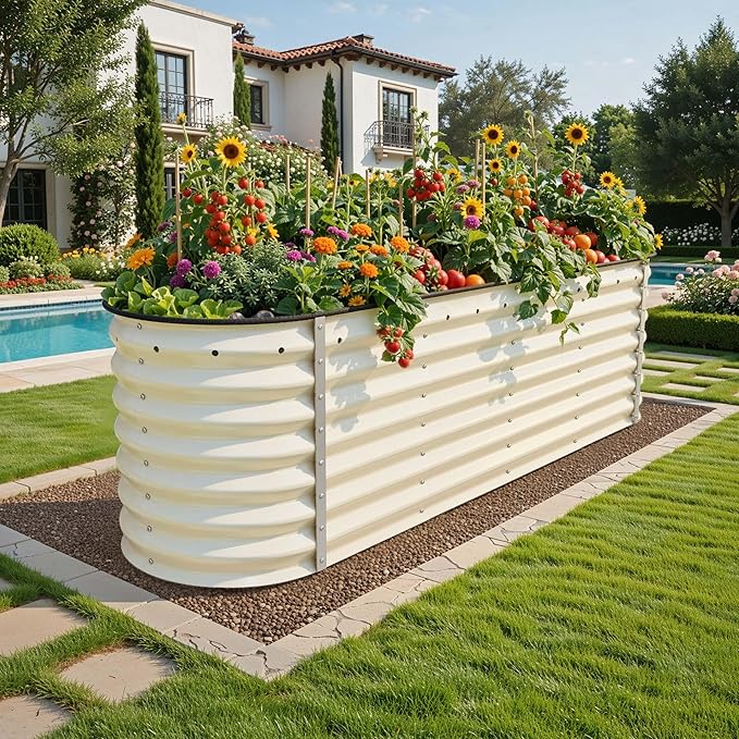 YITAHOME 24" Tall 9 in 1 Large Raised Garden Bed Kit, Outdoor Above Ground - Image 2