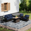 Joyside Wicker Patio Furniture Sets, 5 Pieces Upgraded Large Size Outdoor by Joyside