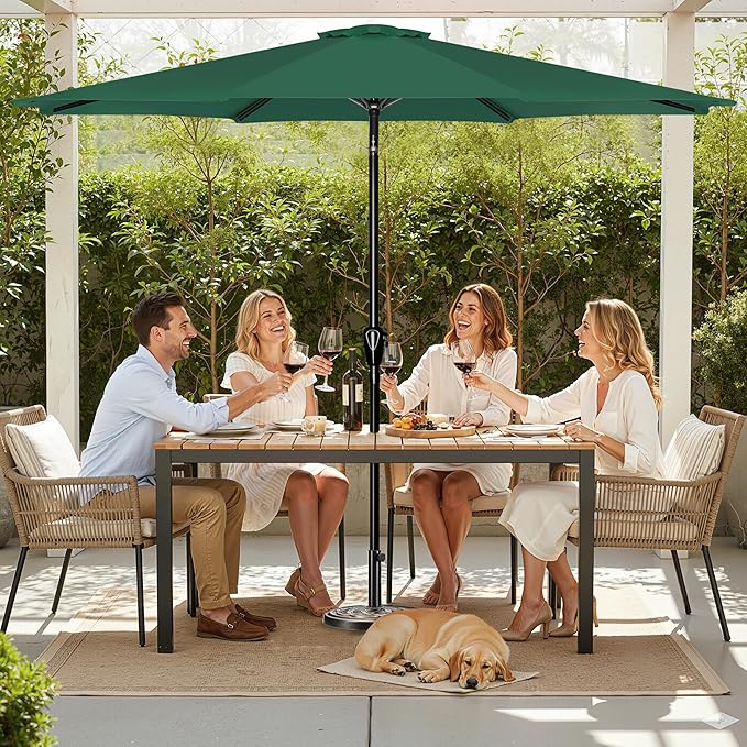 Simple Deluxe 9' Patio Umbrella Outdoor Table Market Yard Umbrella - Image 6