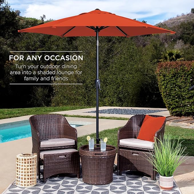 Best Choice Products 7.5ft Heavy-Duty Round Outdoor Market Table Patio Umbrella - Image 3