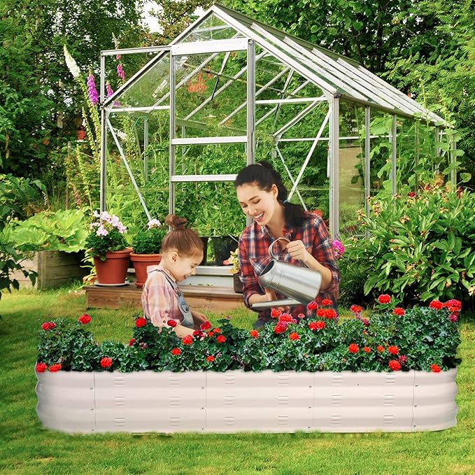 GADI 67-Inch Raised Garden Bed, Metal Planter Box - Image 2