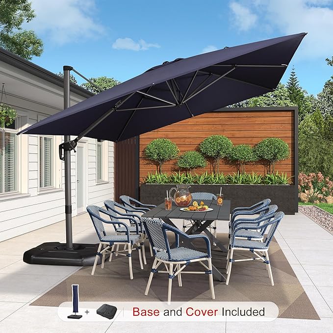 PURPLE LEAF 10'×13' Patio Umbrella - Image 2