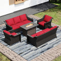 Joyside Wicker Patio Furniture Sets, 5 Pieces Upgraded Large Size Outdoor by Joyside