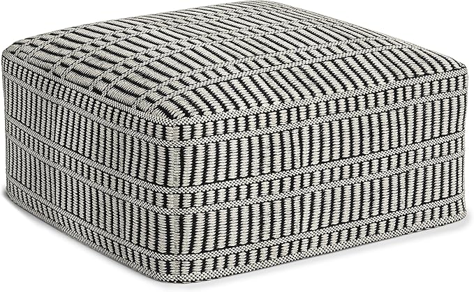 SIMPLIHOME Safford Square Pouf by SimpliHome