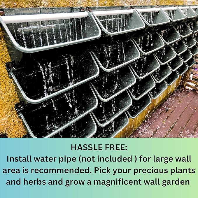Maxona Black Color Vertical Garden Planter - Image 9