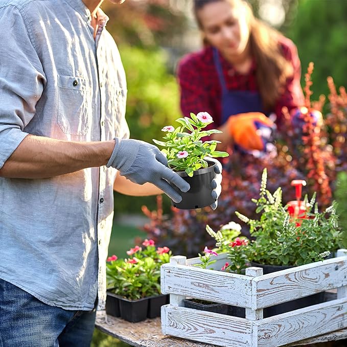Pro Cal 10 Gallon Premium Nursery Plastic Planter Flower Herb Vegetable Garden - Image 5