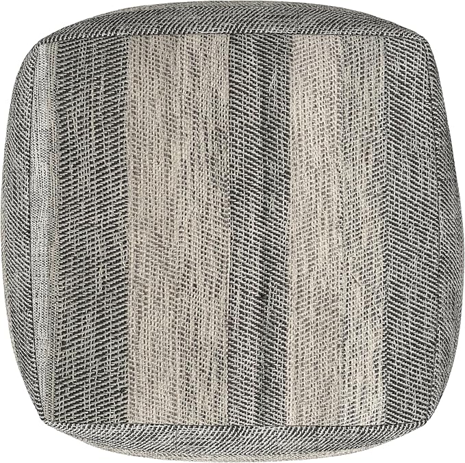 SIMPLIHOME Clay Square Pouf - Image 4