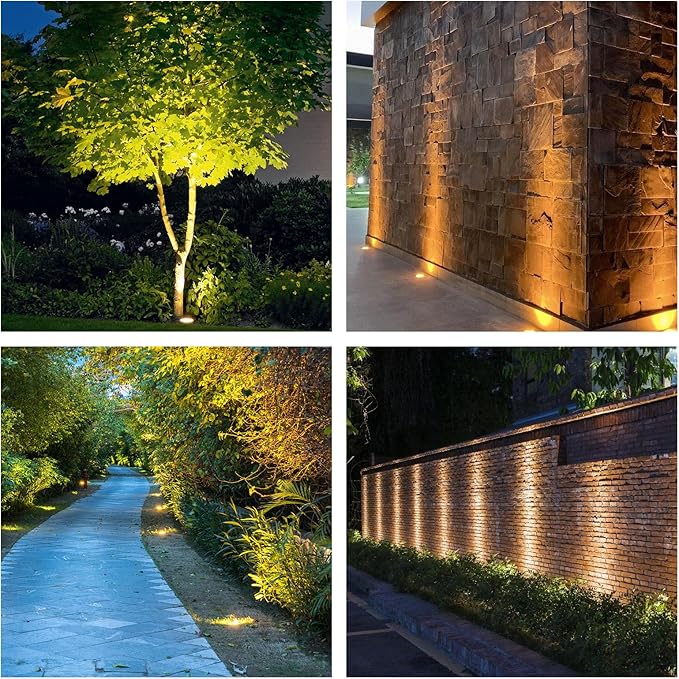 JESLED Outdoor Landscape Lights, 6W LED In Ground Well Lights, 12V 24V 3000K - Image 8
