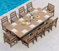 SERWALL 11 Piece Outdoor Dining Set by SERWALL