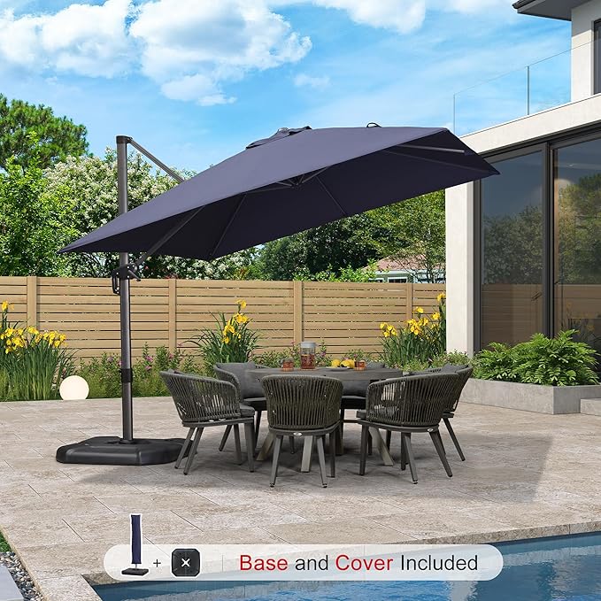 PURPLE LEAF 10'×10' Patio Umbrella - Image 2